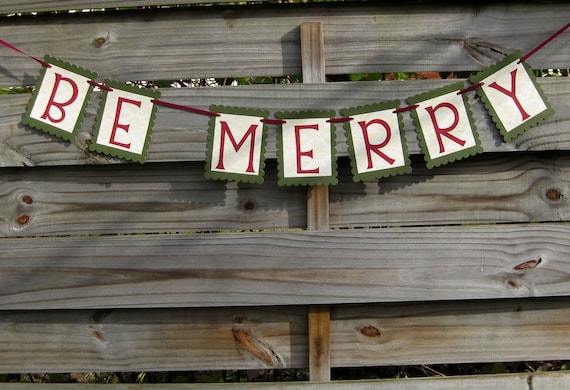Be Merry - Christmas Banner