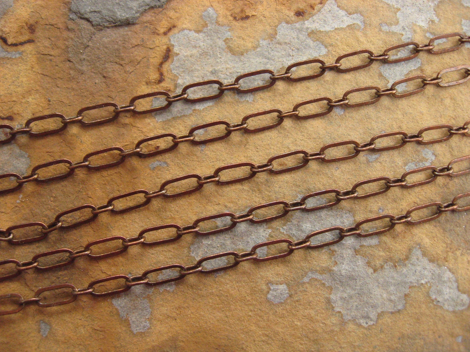 3 ft. Fancy Figaro Chain 6mm Trinity Vintage Patina - Trinity Brass Co. LOW SHIPPING