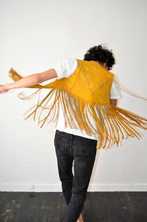 Fringe And Feathers...Vest