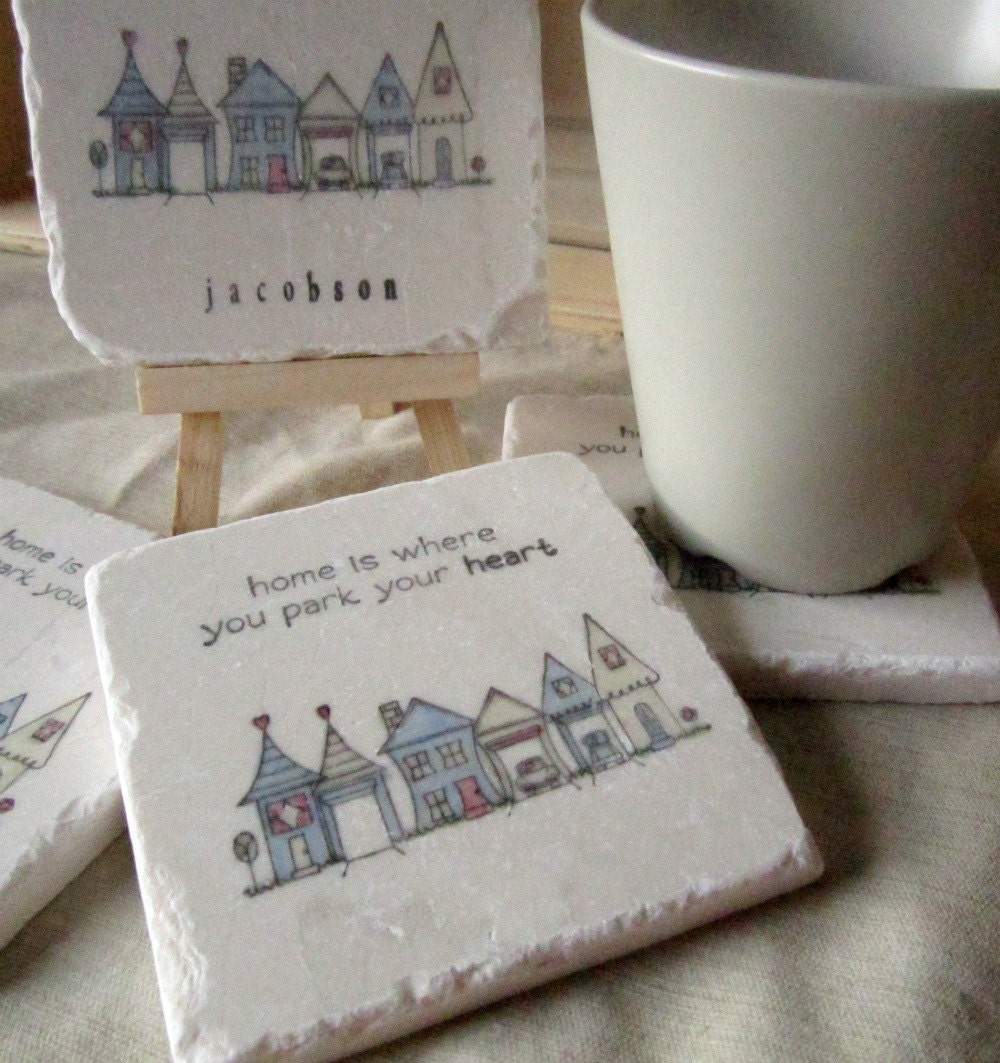 Personalized Coasters, Set of 4