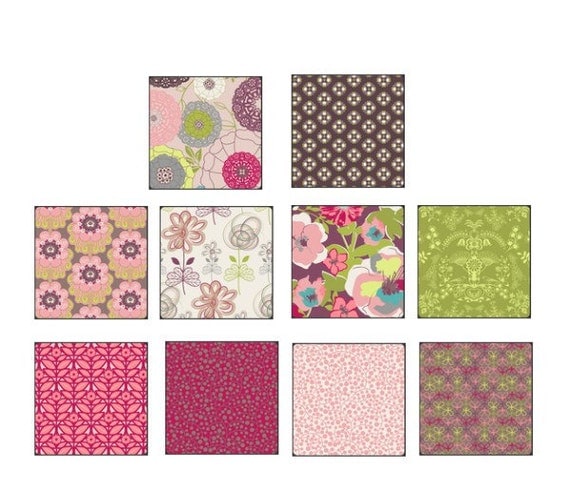 Queen Size Quilt, Rag, Chic Pink Modernology, ALL NATURAL, fresh modern handmade bedding