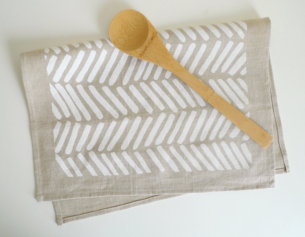 Chevron Tea Towel from Erin Dollar