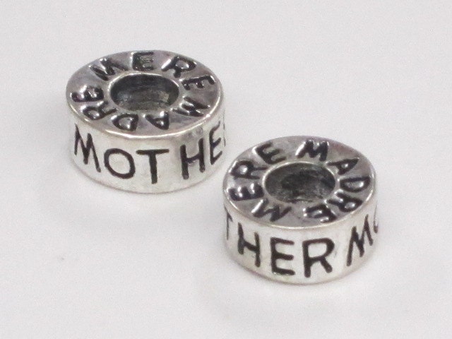 Pandora Style Charm - Tibetan Silver Mom - Madre (g55)