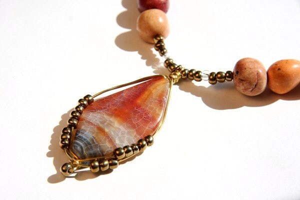 agate necklace