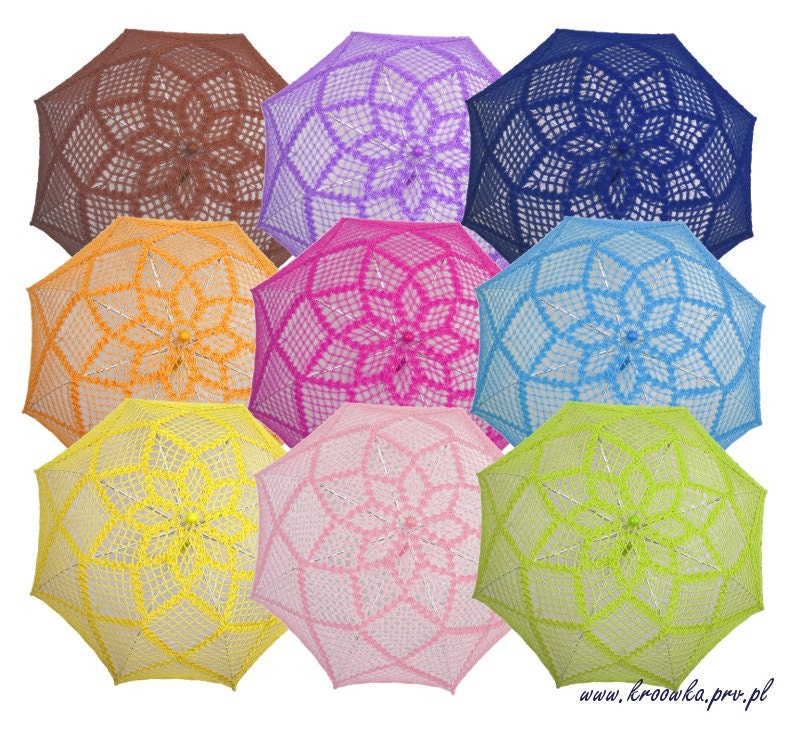 Colorfull parasols, chose your colour and design, unusual and amazing wedding gift, MADE to ORDER
