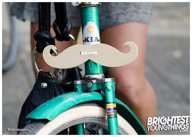 Wooden Handlebar Mustache for Bicycle