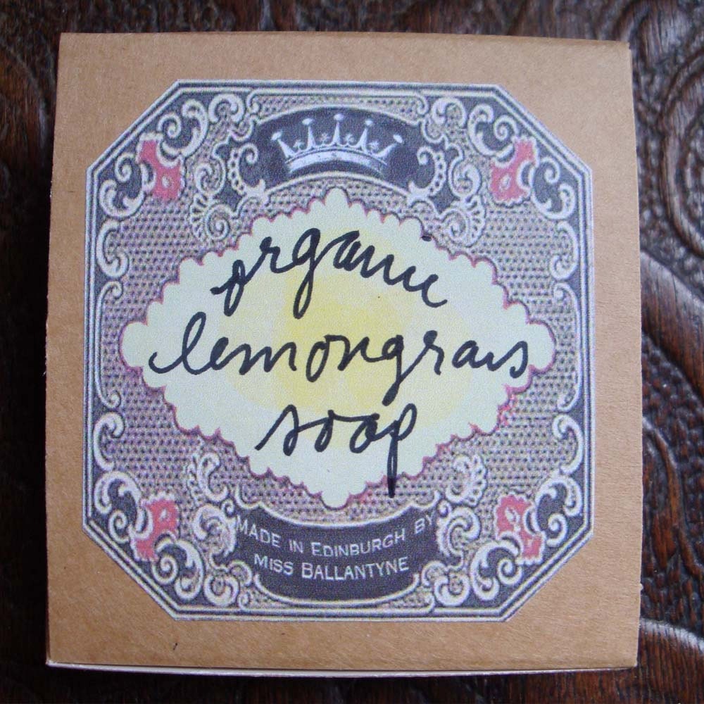 Organic Lemongrass Soap 100g