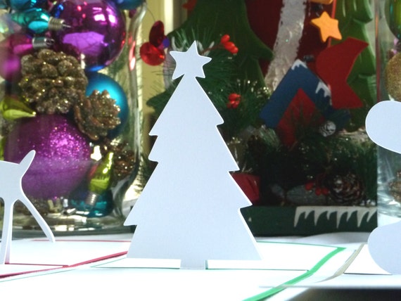 Christmas Tree Pop Up Christmas Card