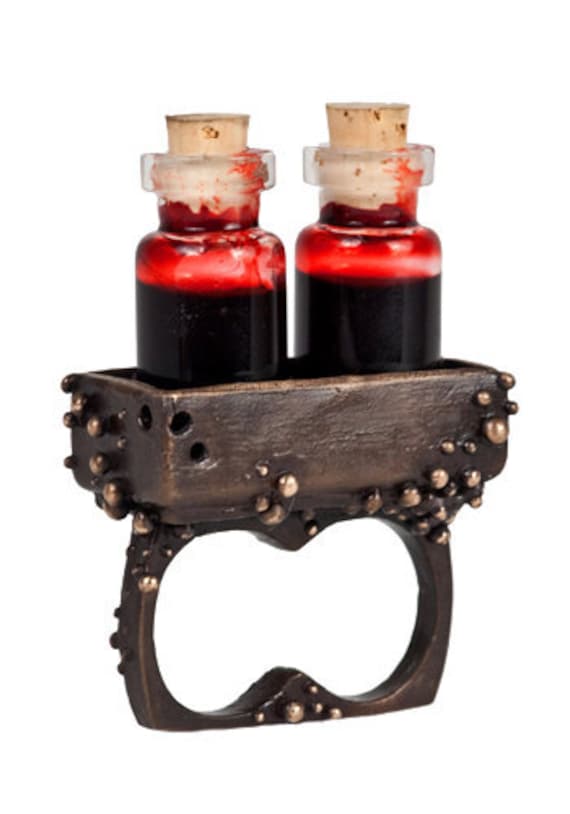 Double Medical Sample Ring- Blood