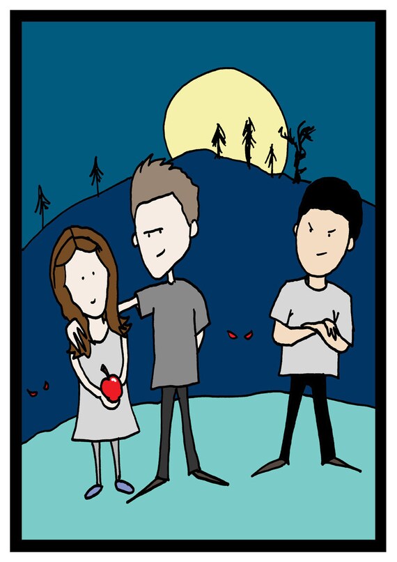 TWILIGHT POSTER - limited edition - Glossy A3 poster of original pop art print