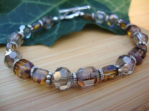 Cathedral Czech Glass Bracelet Preview 4