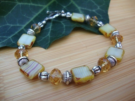 Sunshine Czech Glass Bracelet Preview 3