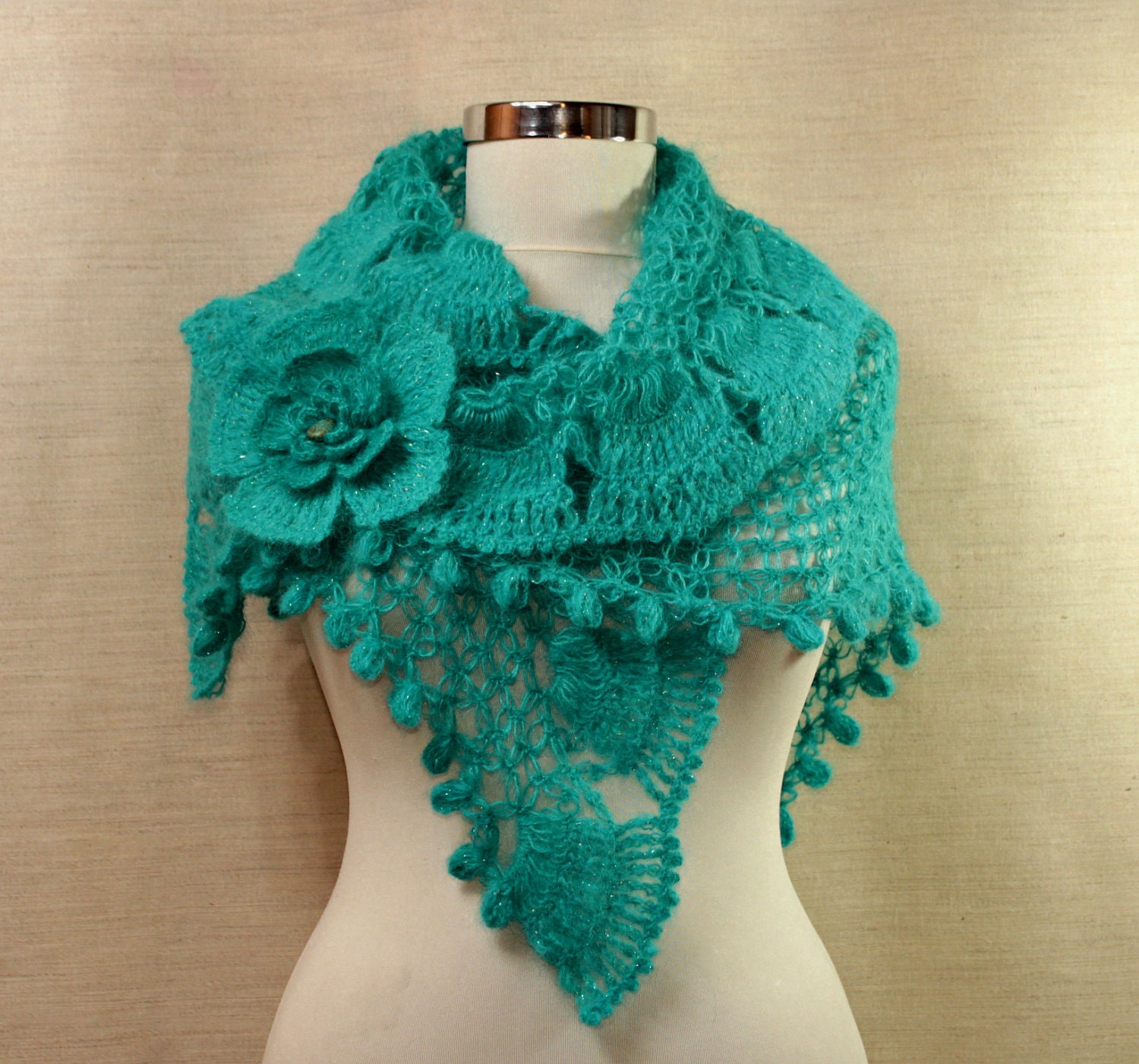   / Crochet Lace   Wrap /  /      