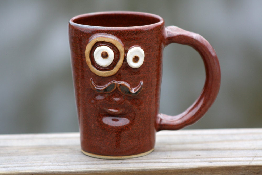 Red Coffee Mug LEFT HANDED MUG