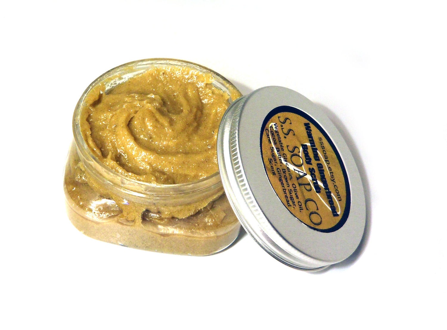 Body Scrub Warming Gingerbread with Brown Sugar and Cocoa Butter