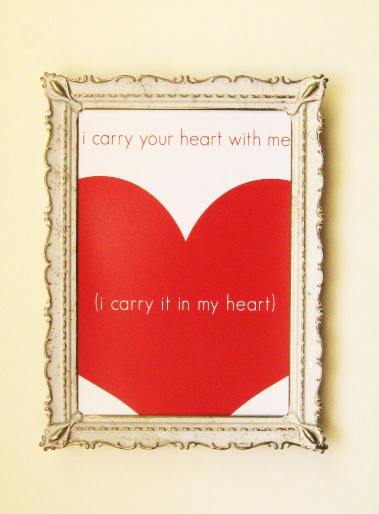 I Carry Your Heart from 3 Lambs Graphics
