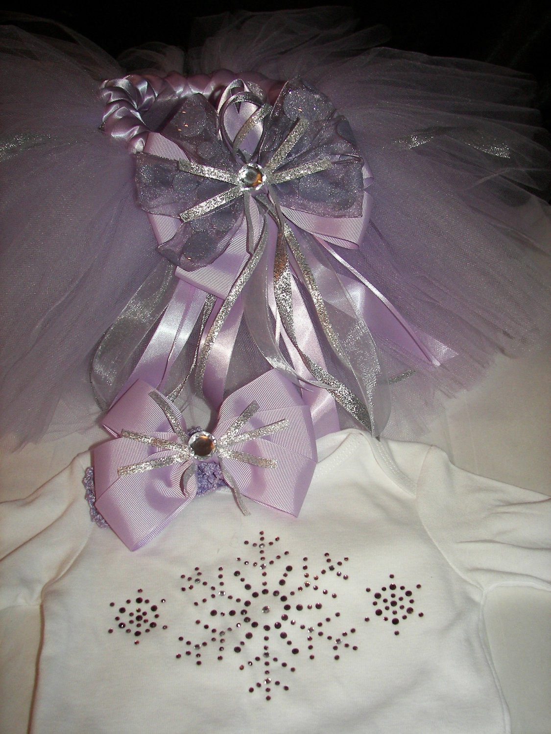 Winter Wonderland Bling Tutu Set---Perfect for Parties and Christmas--
