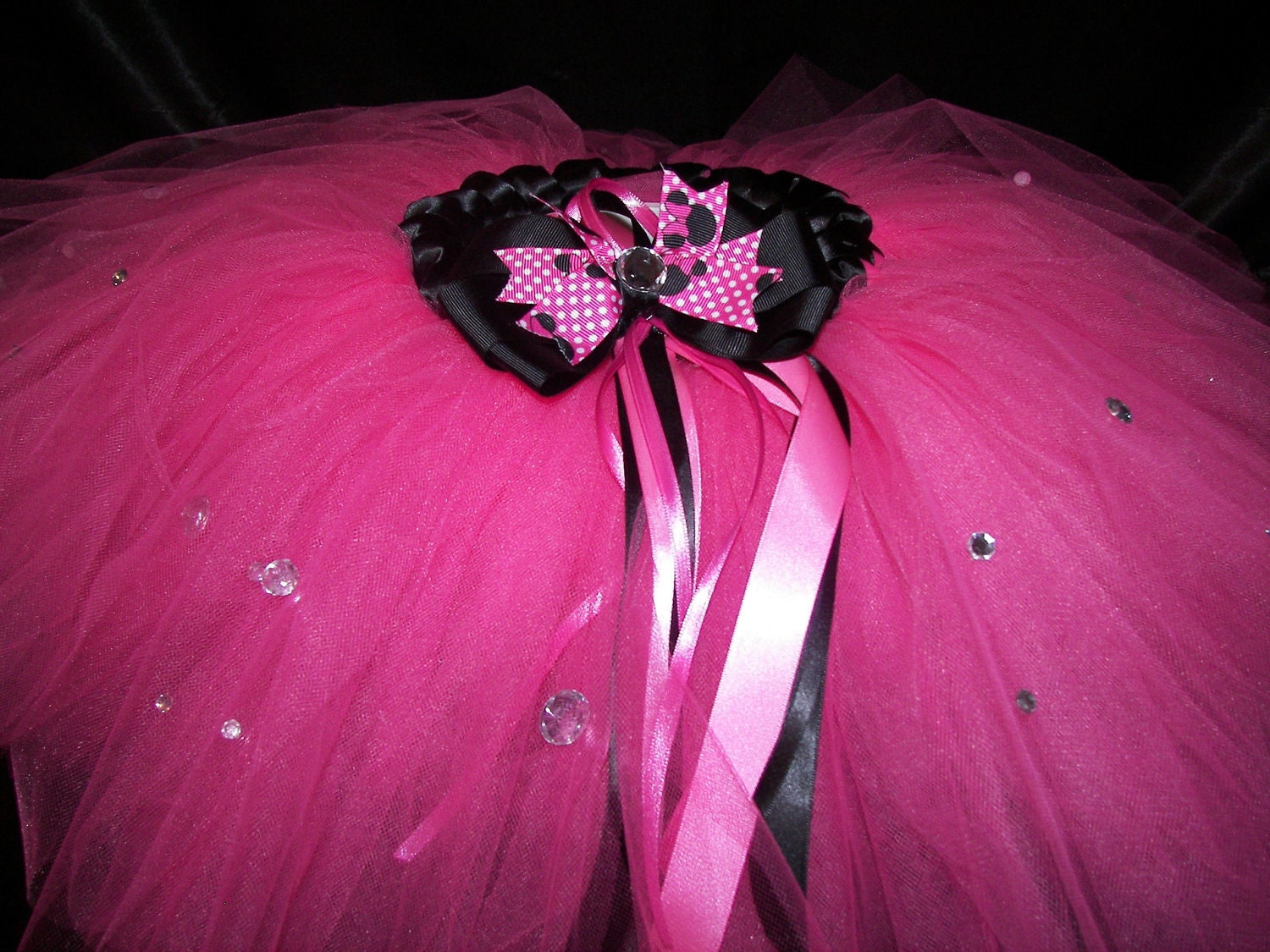 Pink Princess Minnie Bling Boutique Tutu Set--Perfect for Birthdays or Disney--Can be personalized