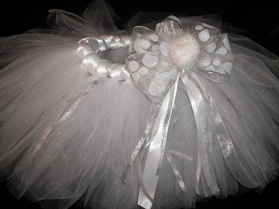 Snow Baby Bling Tutu Set--Unique and Original--Princess Perfect