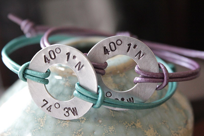 Coordinates Bracelet