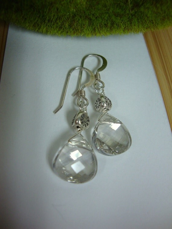 Silver Shade Drop Earrings Preview 2