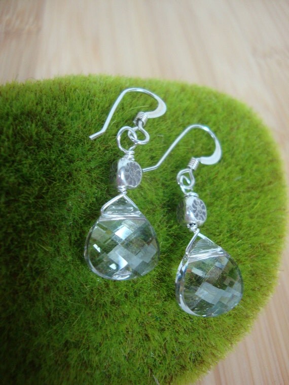 Silver Shade Drop Earrings Preview 3