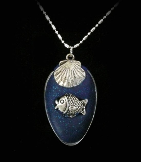 Polymer Clay Fish Pendant