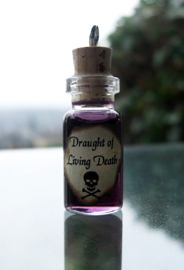 Draught of Living Death - Harry Potter Potion and Ball Chain