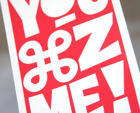 Apple Computer Geek Valentine You Cmd Z - You Undo Raw Art Letterpress
