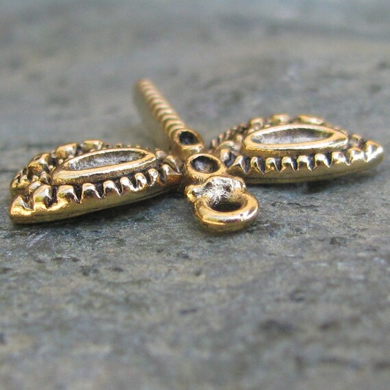 Dragonfly Charms Antique Gold Jewelry Making Supplies 190
