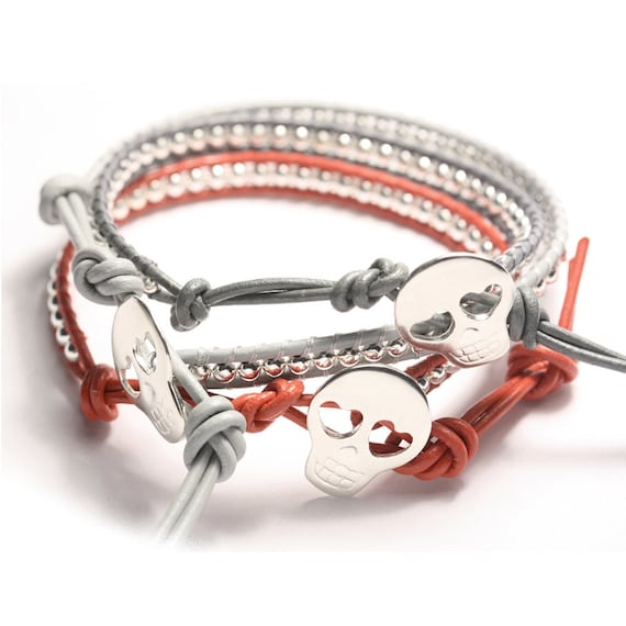 Rock'n roll Single wrap with sterling beads by simplyyoujewelry from etsy.com