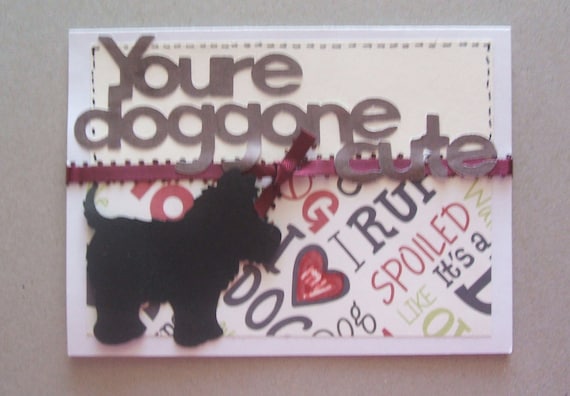 Doggone Cute Valentine - A2 card
