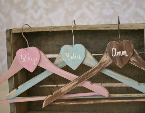Personalized Wedding Hangers Bridesmaid Gifts