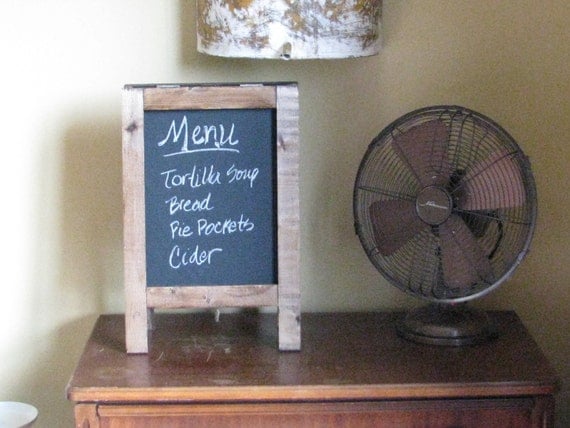 Vintage MINI Tabletop French Cafe Chalkboard, French Cafe Sign