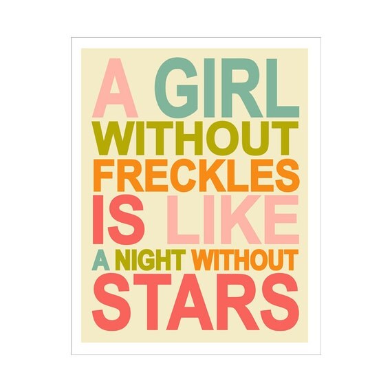 GIRL QUOTE 11x14 inch print by Finny and Zook