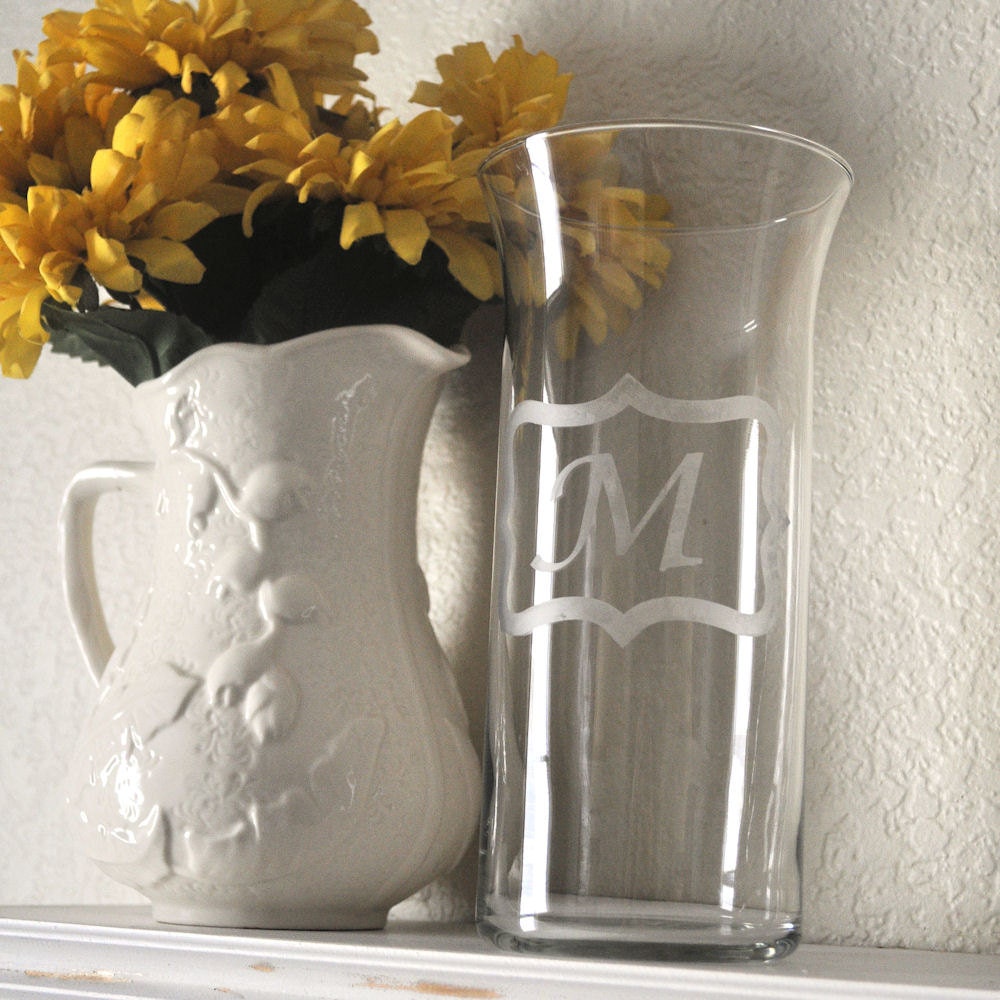 Monagrammed Vase