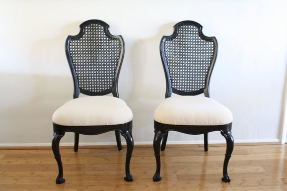 Custom Vintage Black Chairs