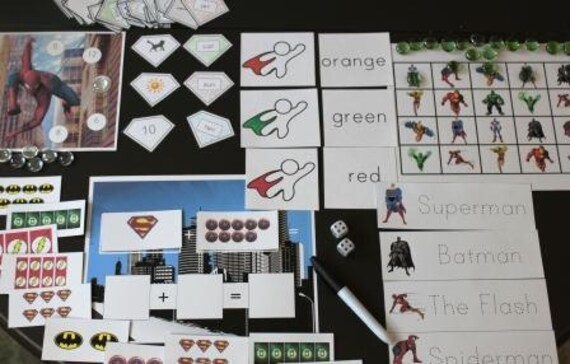 Superhero Themed Level 2 Learning Kit
