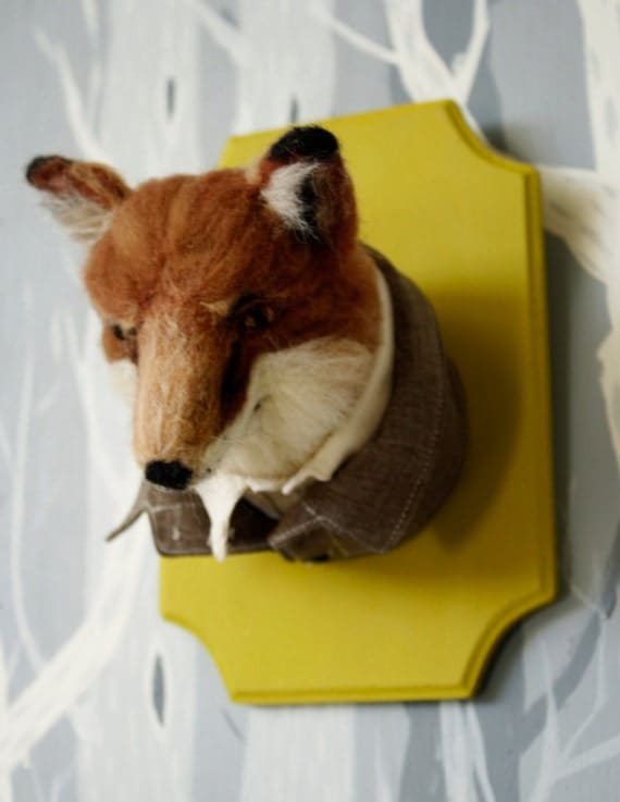 Stacie Van Arsdale Little Teeth Marks Felt Taxidermy