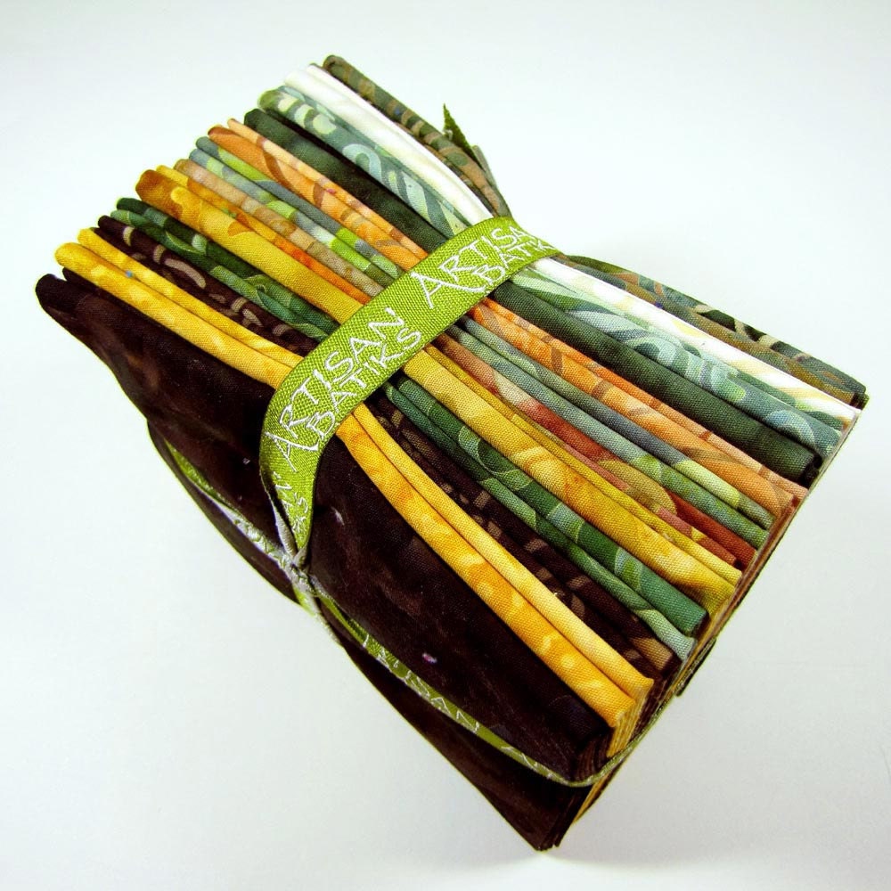 Artisan Batiks Rivoli Robert Kaufman Fat Quarter Bundle 12 Pieces