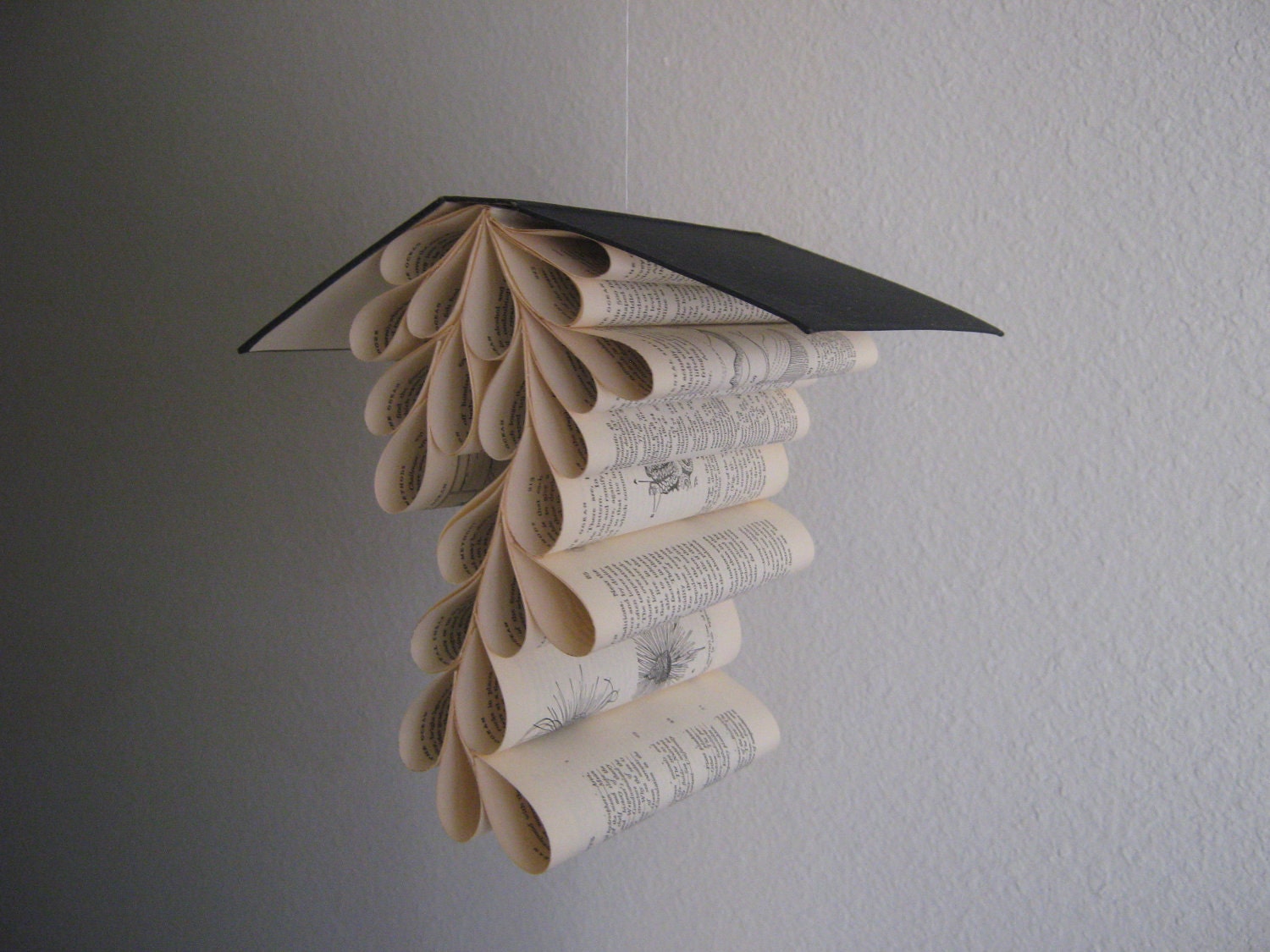 Book Mobile Upcycled from a Vintage Copy of Ocean by Ommanney from Oxford Press
