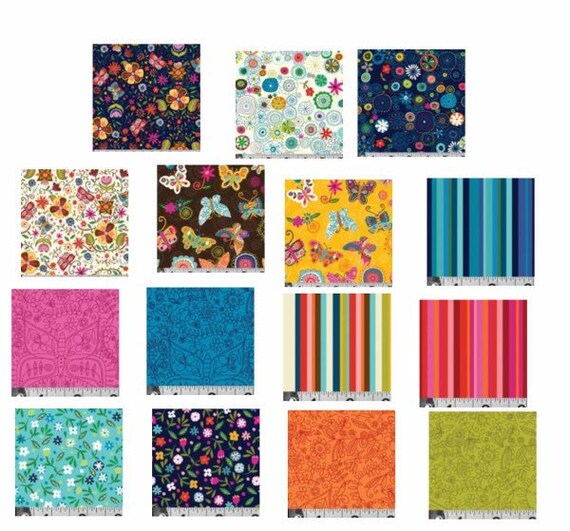Twin Size Quilt, Rag, and Sham, Soul Garden, ALL NATURAL, fresh modern handmade bedding, Girl Bedding