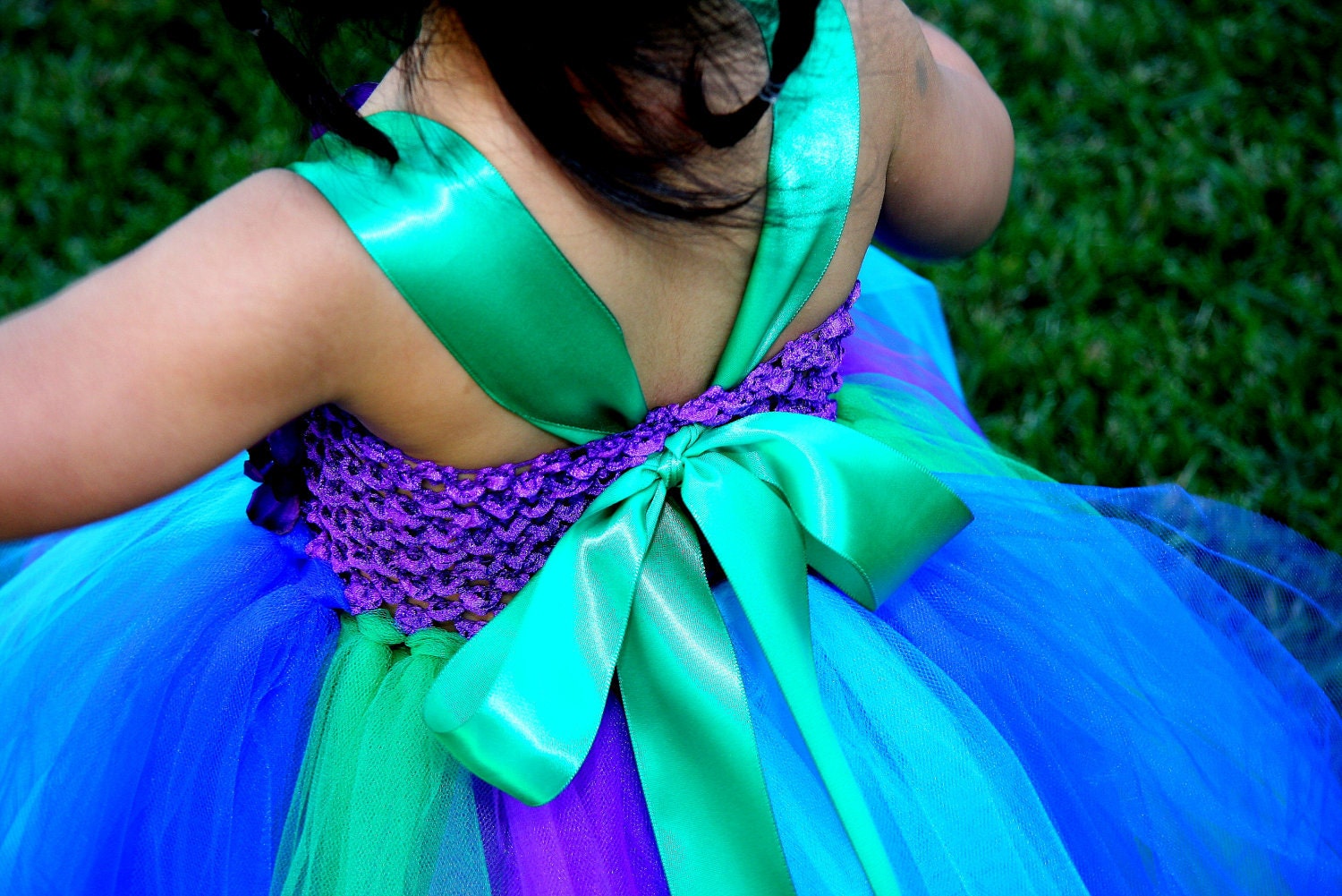 Peacock Inspired Tutu Dress Series IV
