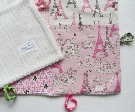 Girl Lovey XL  with Custom Hand Embroidered Initial or Name by Dolce Dreams