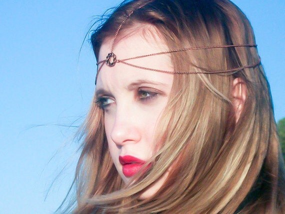 Rose Gold Chain Headdress