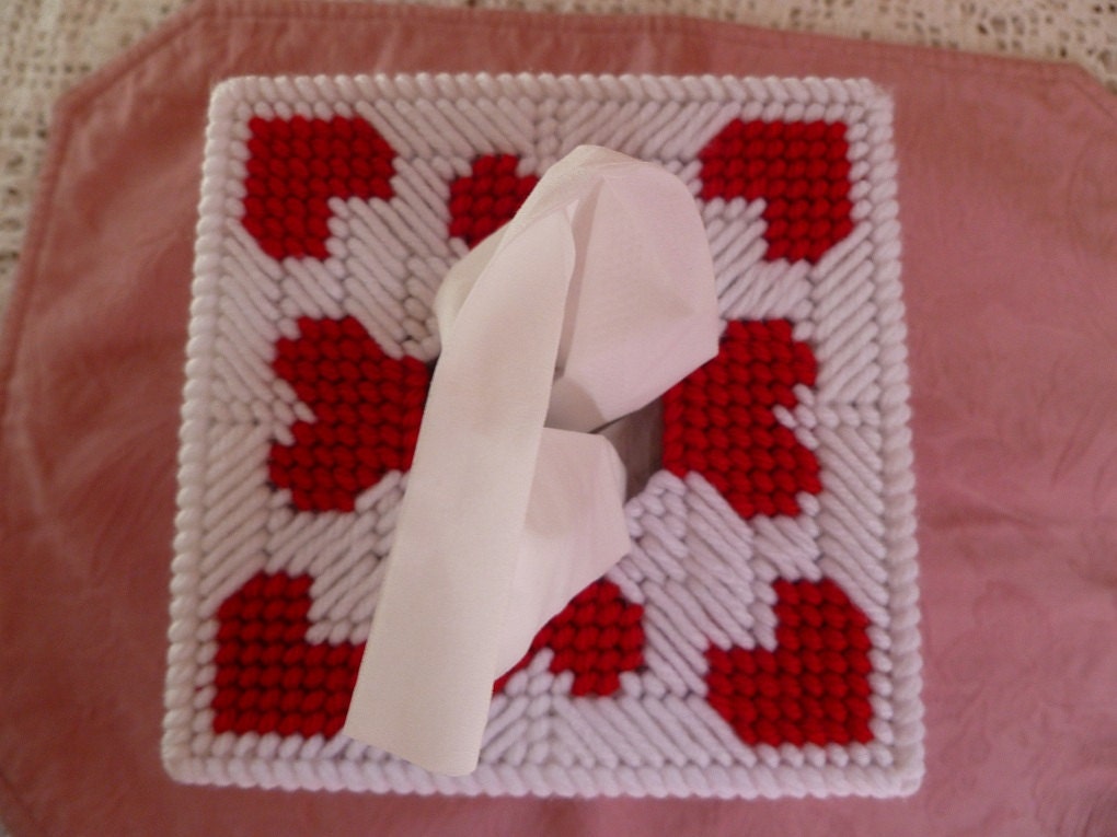 Hearts AfireTissue Box Cover