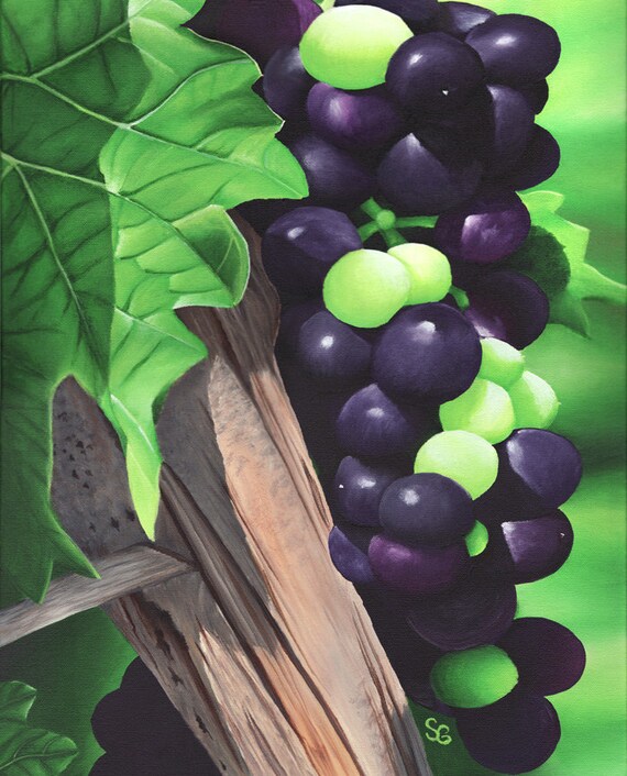 In the Vineyard I 8"x10" Print
