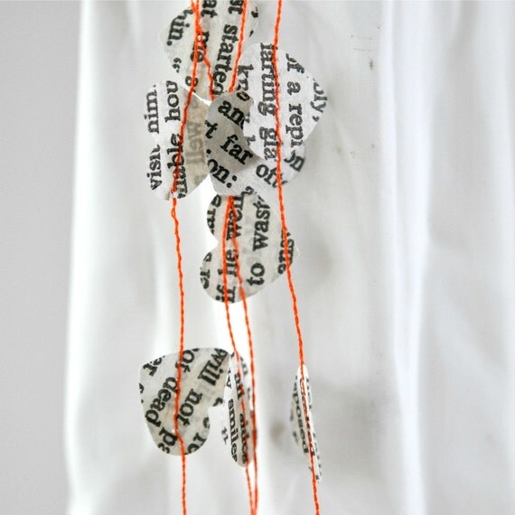 Tiny Hearts Paper Garland  Jane Eyre