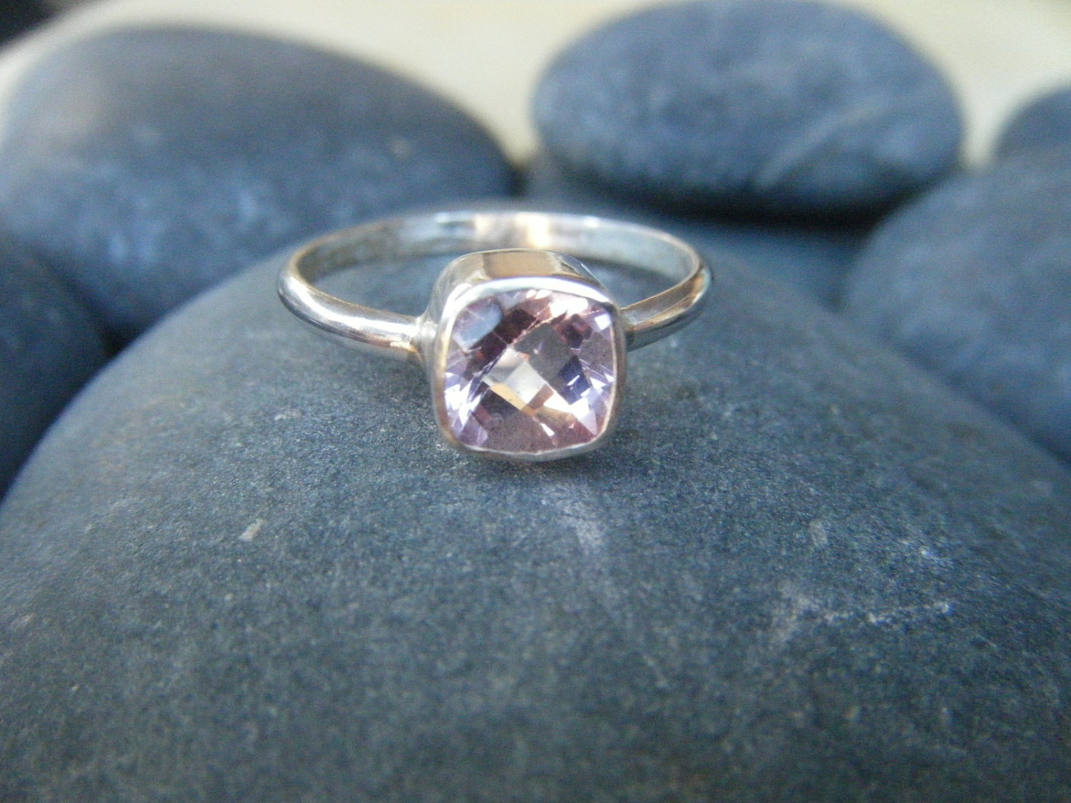 Sweet Pink Tourmaline Ring Size 7