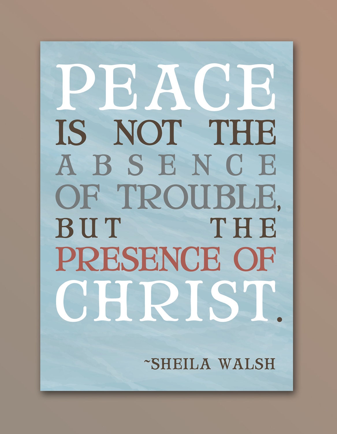 Inspirational Quote-Sheila Walsh Quote-Christian Inspiration-Ready to Frame